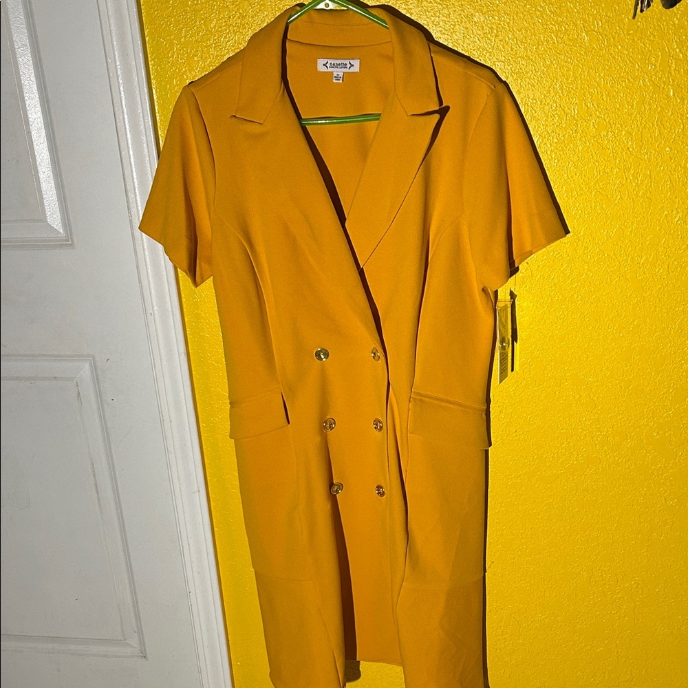 Nanette Lepore Mustard Yellow Dress